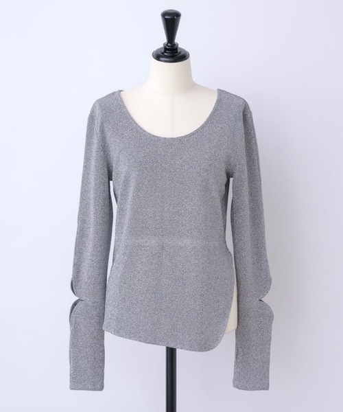 「musubore」 長袖カットソー FREE グリーン レディース_画像5