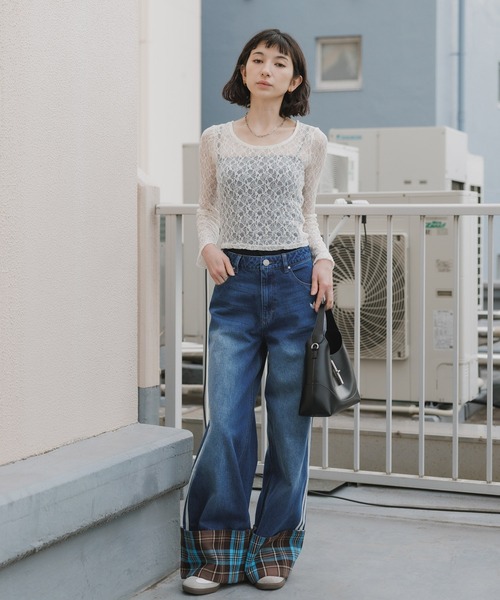 adidas（アディダス） ジーンズ デニム デニムパンツ レディース