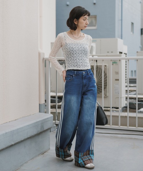 adidas（アディダス） ジーンズ デニム デニムパンツ レディース