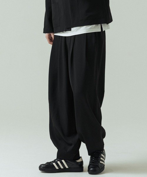 SLICK（スリック） ワイドパンツ スラックス メンズ レディース