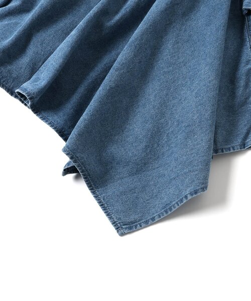 algy（アルジー） パンツ シャツ巻き風デニムキュロット キッズ 子供服