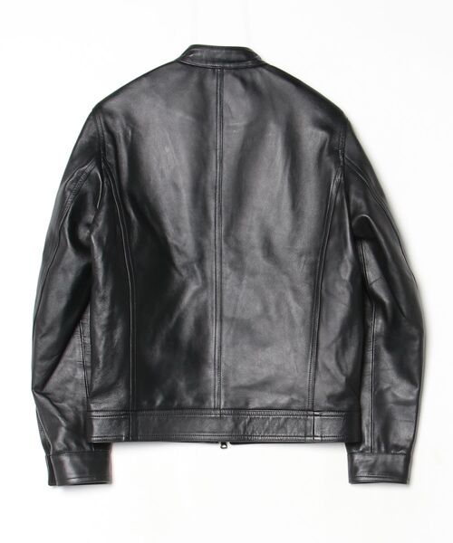 【極美品】エンメティ レザージャケット 46 ブラック EMMETI（エンメティ） レザーブルゾン 46 ブラック メンズ : ZOZOTOWN