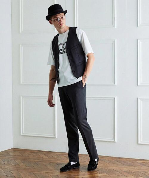 TAKEO KIKUCHI（タケオキクチ） スラックス 「BOWLER HAT LABEL