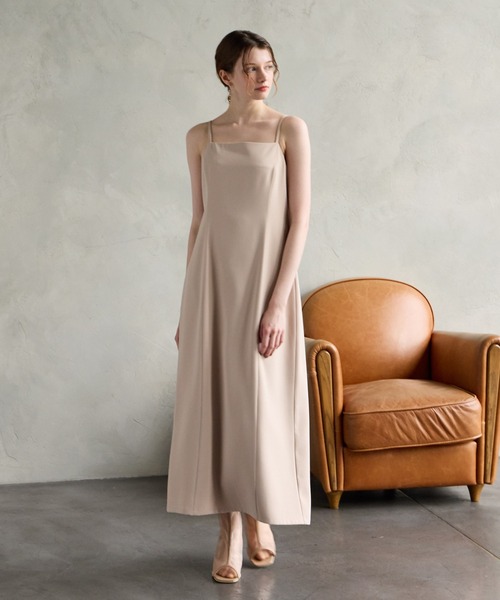 「AIMER」 キャミソールワンピース MEDIUM レッド系その他 レディースの画像