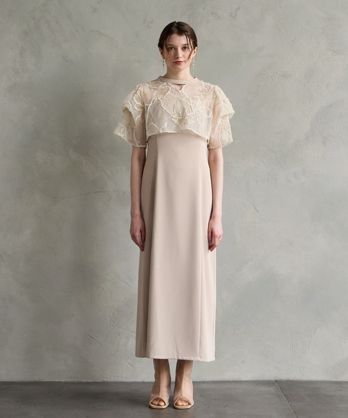 「AIMER」 キャミソールワンピース MEDIUM レッド系その他 レディースの画像