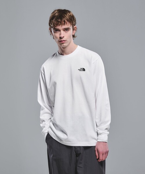 ノースフェイス tシャツ 「THE NORTH FACE」バック スクエアロゴ ロングスリーブ 長袖 Tシャツ メンズの画像