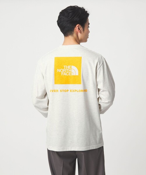 ノースフェイス tシャツ 「THE NORTH FACE」バック スクエアロゴ ロングスリーブ 長袖 Tシャツ メンズの画像