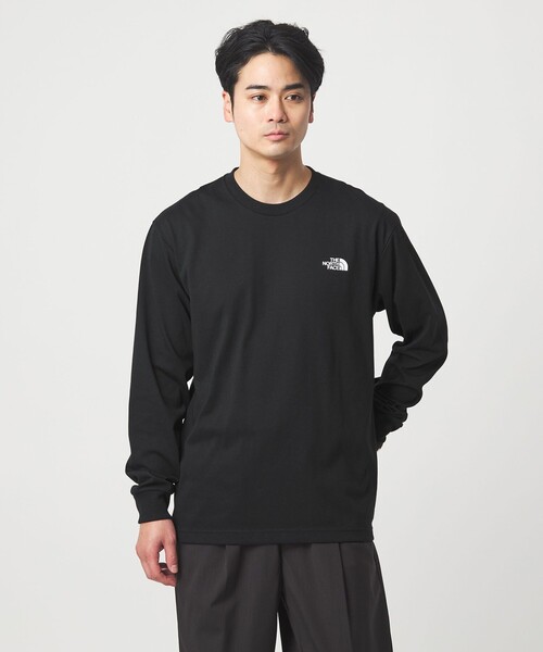 ノースフェイス tシャツ 「THE NORTH FACE」バック スクエアロゴ ロングスリーブ 長袖 Tシャツ メンズの画像
