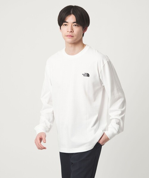 ノースフェイス tシャツ 「THE NORTH FACE」バック スクエアロゴ ロングスリーブ 長袖 Tシャツ メンズの画像