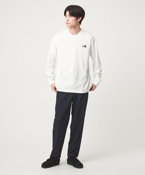 ノースフェイス tシャツ 「THE NORTH FACE」バック スクエアロゴ ロングスリーブ 長袖 Tシャツ メンズの画像