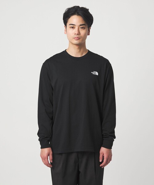 ノースフェイス tシャツ 「THE NORTH FACE」バック スクエアロゴ ロングスリーブ 長袖 Tシャツ メンズの画像