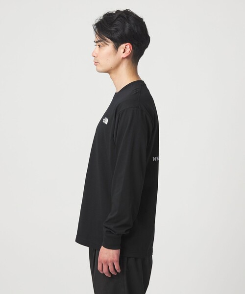 ノースフェイス tシャツ 「THE NORTH FACE」バック スクエアロゴ ロングスリーブ 長袖 Tシャツ メンズの画像