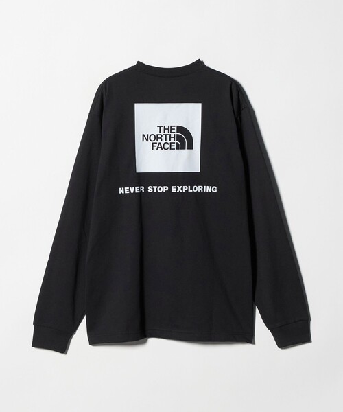 ノースフェイス tシャツ 「THE NORTH FACE」バック スクエアロゴ ロングスリーブ 長袖 Tシャツ メンズの画像