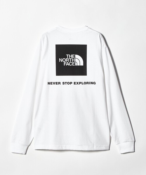 ノースフェイス tシャツ 「THE NORTH FACE」バック スクエアロゴ ロングスリーブ 長袖 Tシャツ メンズの画像
