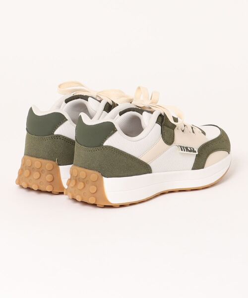 「moz」 ローカットスニーカー 23.5cm オレンジ レディース_画像2