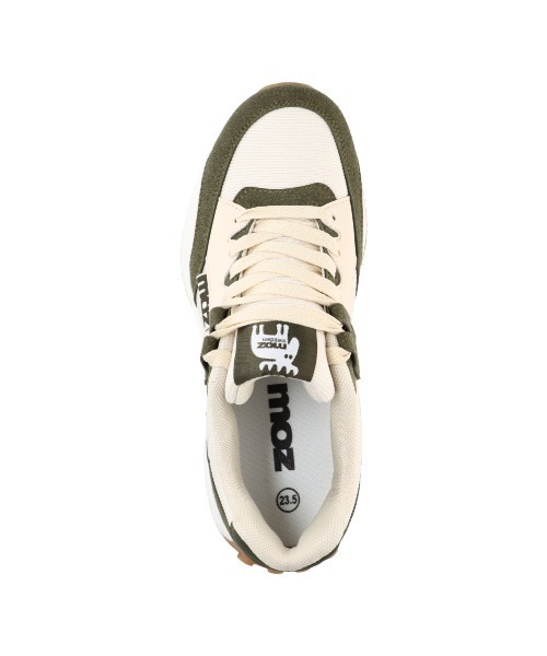 「moz」 ローカットスニーカー 23.5cm オレンジ レディース_画像9