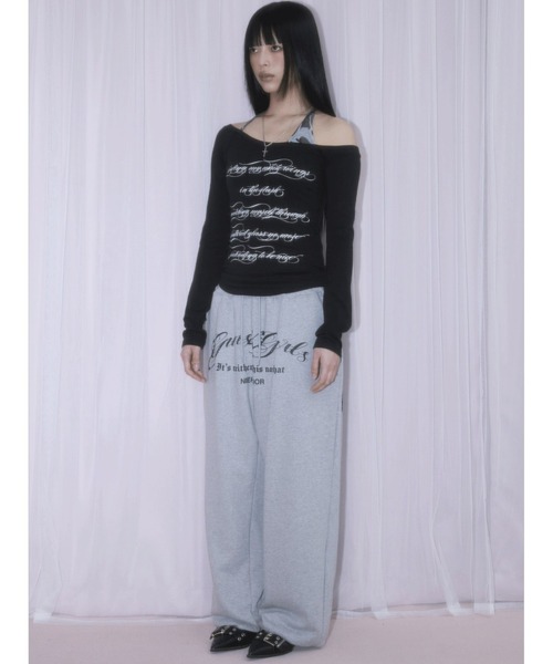 NIIER NOR オフショルダースウェット NIIER NOR tシャツ A