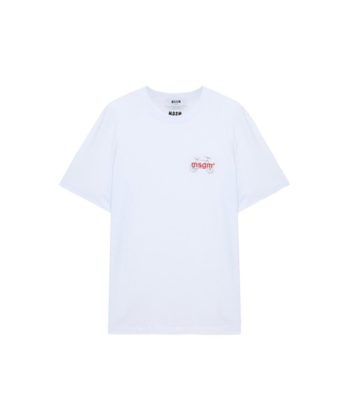 MSGM（エムエスジーエム） tシャツ 「NEW」MSGM BIKE LIFE 刺繍ロゴ T