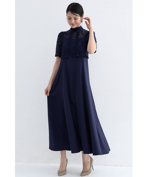 「Cinderella」 コンビワンピース MEDIUM ブラウン レディース_画像8