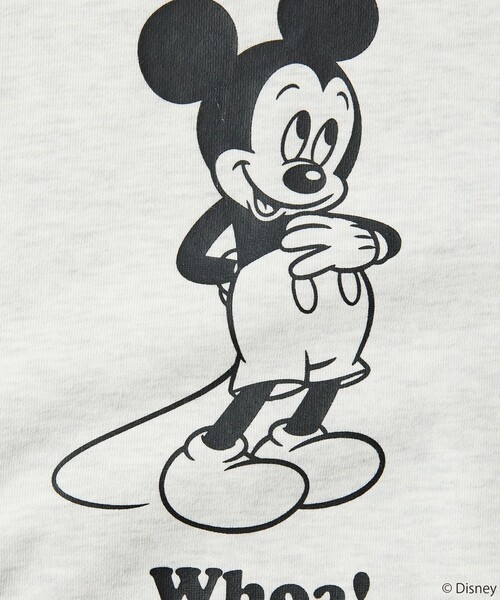 「FREAK'S STORE」 スウェットカットソー「Disneyコラボ」 SMALL ベージュ メンズ_画像2