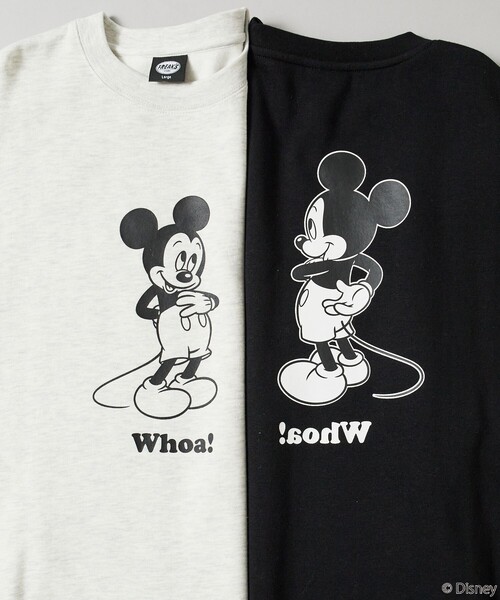 「FREAK'S STORE」 スウェットカットソー「Disneyコラボ」 SMALL ベージュ メンズ_画像3