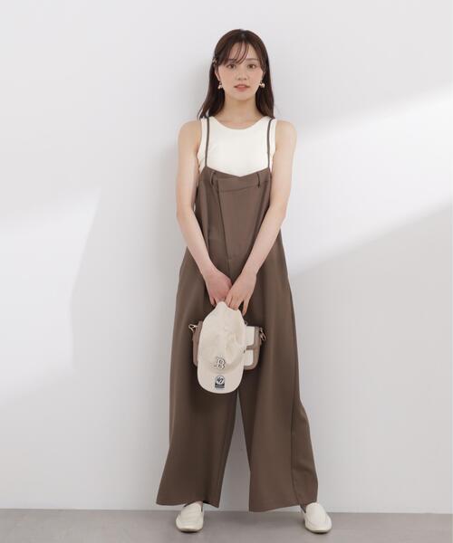サロペット オーバーオール 「加藤栞さん着用」「ａ」バックタックサロペット / 1216149400 レディースの画像