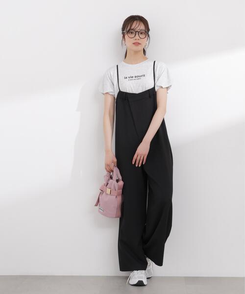 サロペット オーバーオール 「加藤栞さん着用」「ａ」バックタックサロペット / 1216149400 レディースの画像