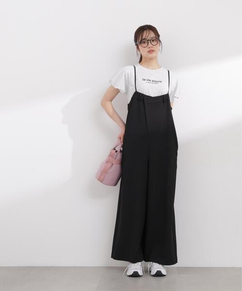 サロペット オーバーオール 「加藤栞さん着用」「ａ」バックタックサロペット / 1216149400 レディースの画像