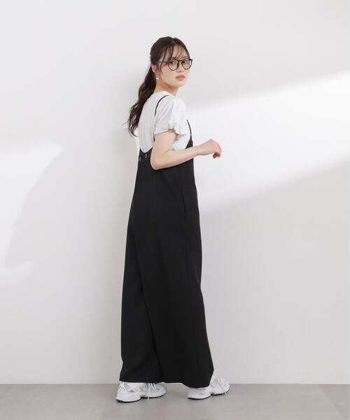 サロペット オーバーオール 「加藤栞さん着用」「ａ」バックタックサロペット / 1216149400 レディースの画像