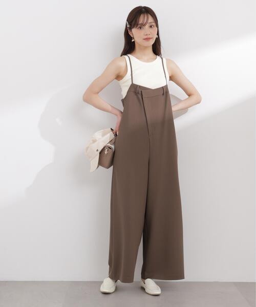 サロペット オーバーオール 「加藤栞さん着用」「ａ」バックタックサロペット / 1216149400 レディースの画像