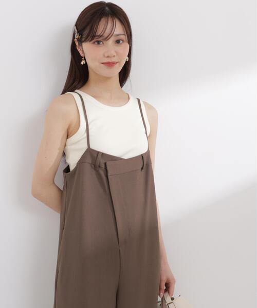 サロペット オーバーオール 「加藤栞さん着用」「ａ」バックタックサロペット / 1216149400 レディースの画像