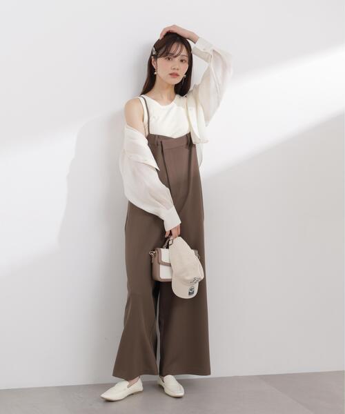 サロペット オーバーオール 「加藤栞さん着用」「ａ」バックタックサロペット / 1216149400 レディースの画像