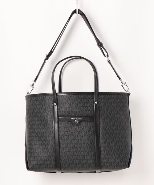 MICHAEL KORS マイケルコース　MK柄　2wayバッグ MICHAEL KORS（マイケルコース） 2WAYバッグ FREE ブラック レディース