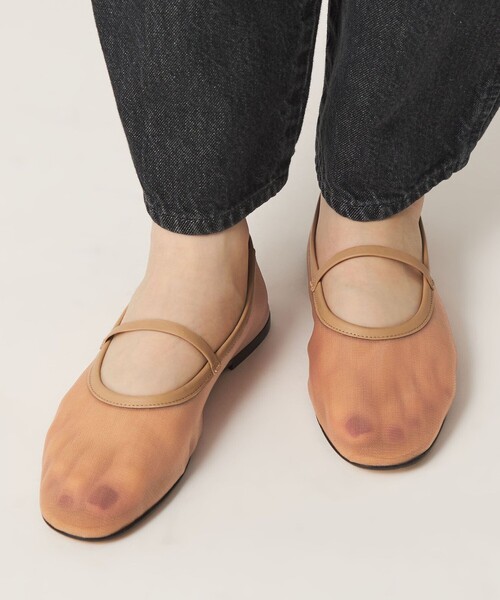 バレエシューズ パンプス 「別注」「PELLICO SUNNY」チュールバレエの画像