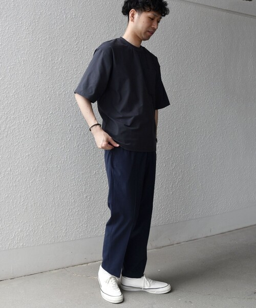 SHIPS any tシャツ any: SOLOTEX(R) バックピケ リラックス ポケット