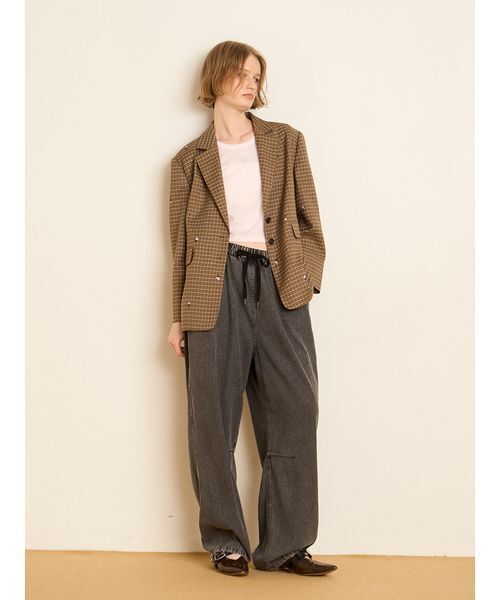 「FURFUR」 デニムパンツ F ブルー レディース_画像8