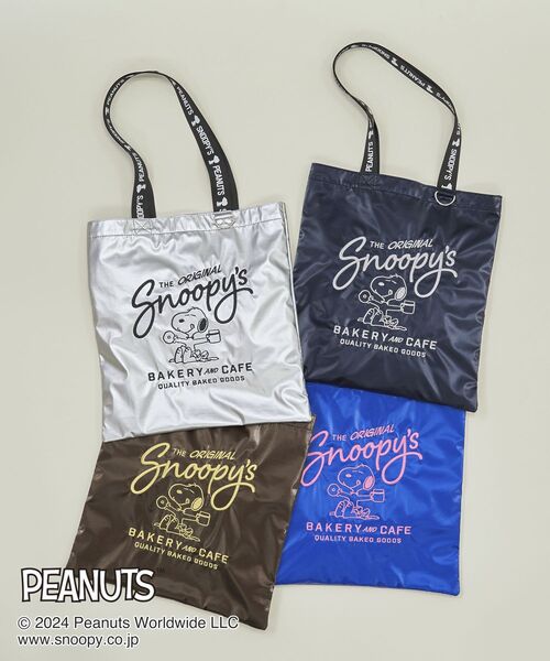 「PEANUTS」 トートバッグ FREE シルバー レディース_画像4