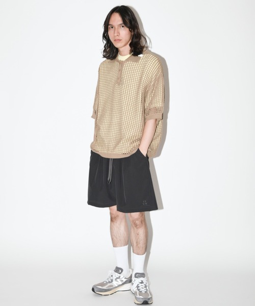 「SUPERTHANKS」 半袖ポロシャツ M グレー メンズ_画像9