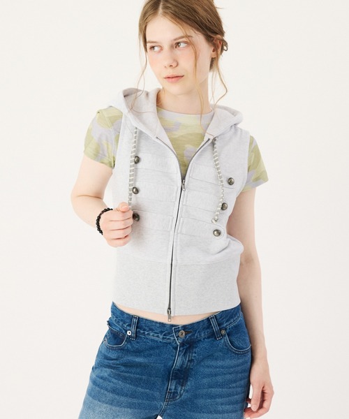 FTW ベスト ジレ NAPOLEON HOOD VEST レディース : ZOZOTOWN Yahoo!店