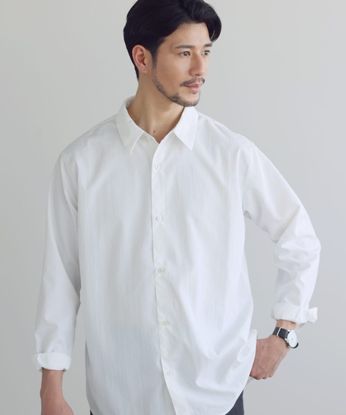 「SPU」 長袖シャツ S サックスブルー メンズ_画像7
