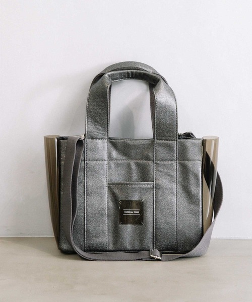 「MARECHAL TERRE」 2WAYバッグ FREE チャコールグレー レディース_画像4