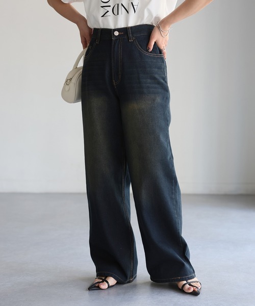 「Riberry」 デニムパンツ SMALL ブルー レディース_画像5