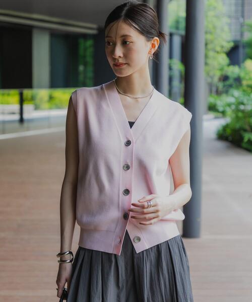 URBAN RESEARCH（アーバンリサーチ） ベスト ジレ 片畦ニットベスト