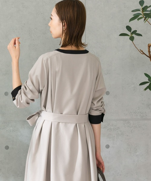 「URBAN RESEARCH ROSSO」 長袖ワンピース FREE グレー系その他2 レディース_画像2