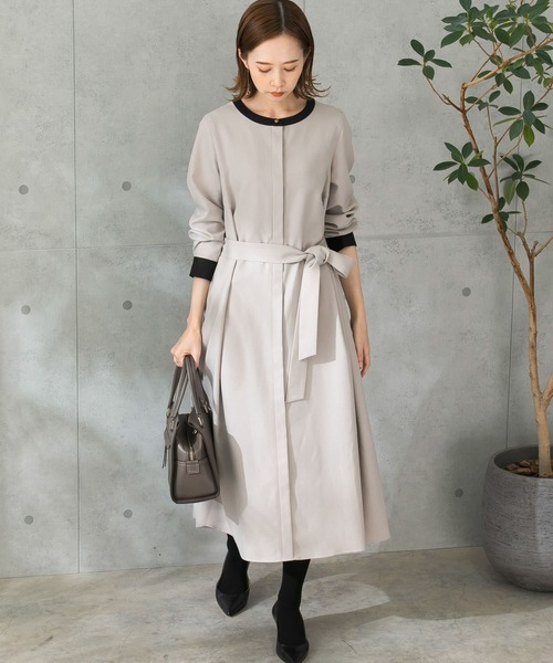 「URBAN RESEARCH ROSSO」 長袖ワンピース FREE グレー系その他2 レディース_画像5