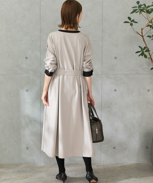 「URBAN RESEARCH ROSSO」 長袖ワンピース FREE グレー系その他2 レディース_画像9