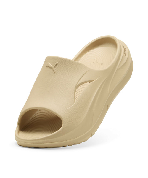 「PUMA」 サンダル 23.0cm スモークグレー メンズ_画像6