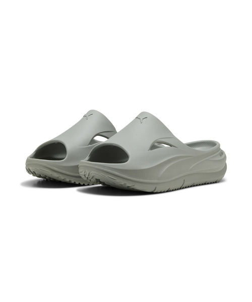 「PUMA」 サンダル 23.0cm スモークグレー メンズ_画像7