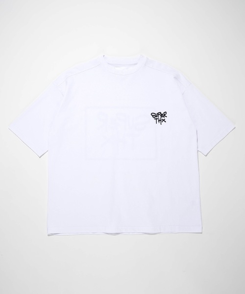 「SUPERTHANKS」 半袖Tシャツ S ホワイト メンズ_画像7