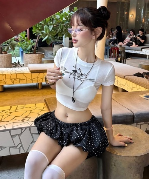 JUST A NOON ドットスイムウェア3点セット COMING SOON — swimwear